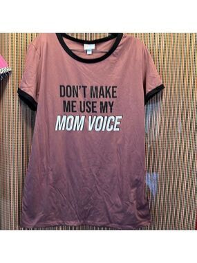 LALAROE Simply Comfortable Tee Shirt, SZ XL, 60% Cotton, 40% Polyester
